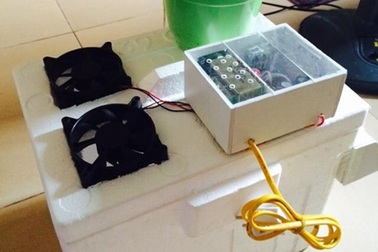 Kinh doanh điều hòa đá mini tự chế