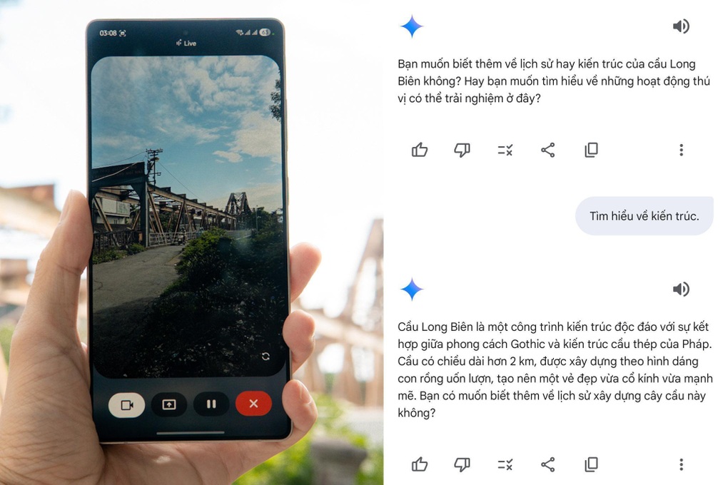 Trải nghiệm khám phá Hà Nội bằng Gemini Live trên Galaxy S25 Series - 2 Trải nghiệm khám phá Hà Nội bằng Gemini Live trên Galaxy S25 Series - 2