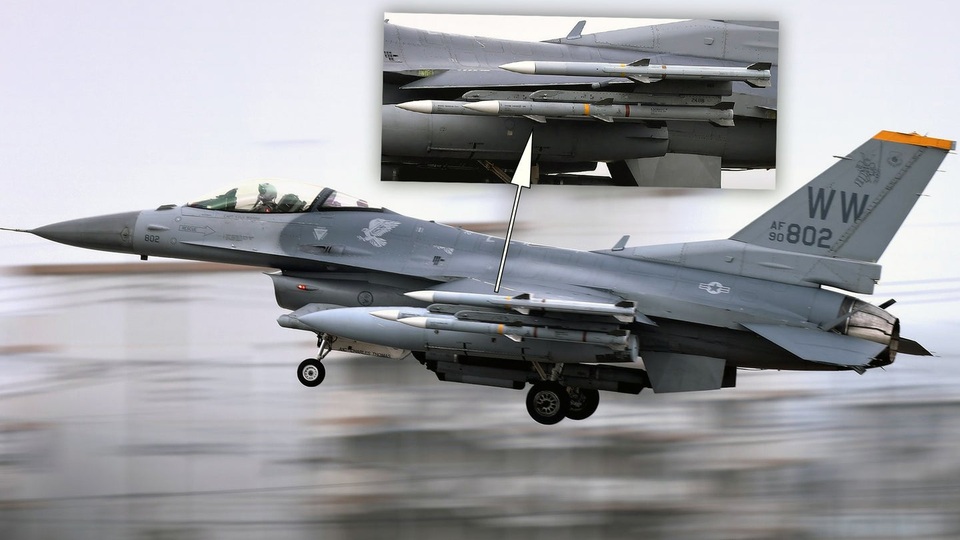 Chim ưng F-16 của Mỹ mang tên lửa không đối không tới Biển Đông - 1 Chim ưng F-16 của Mỹ mang tên lửa không đối không tới Biển Đông - 1