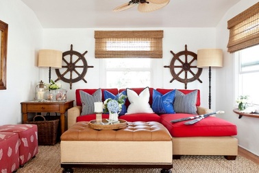 Ngôi nhà tuyệt đẹp với "tam tấu” Xanh-Đỏ-Trắng