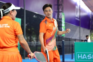 Cặp đôi CLB Pickleball Nghệ sĩ Hà Nội là Á quân nội dung Dân trí & Friends - 3