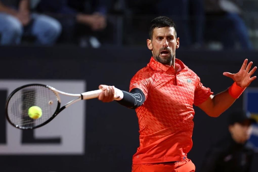 Sinner và Alcaraz vắng mặt, Djokovic sáng cửa vô địch Rome Masters - 1