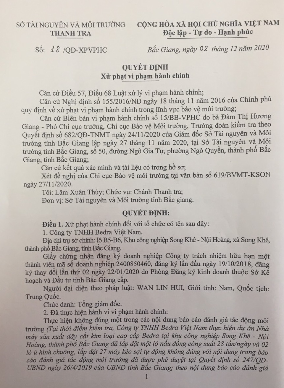 Doanh nghiệp Trung Quốc qua mặt Bộ Tài nguyên, cố tình phạm luật Việt Nam - 5 Doanh nghiệp Trung Quốc qua mặt Bộ Tài nguyên, cố tình phạm luật Việt Nam - 5