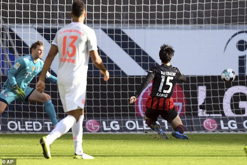 Lewandowski ghi bàn, Bayern Munich vẫn thua sốc trước Frankfurt - 1 Lewandowski ghi bàn, Bayern Munich vẫn thua sốc trước Frankfurt - 1