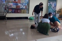 Hi hữu: Chồng đỡ đẻ cho vợ ngay tại sảnh chung cư ở Hà Nội