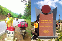 Bà ngoại U60 mê xê dịch, ba lần phượt xuyên Việt bằng xe máy