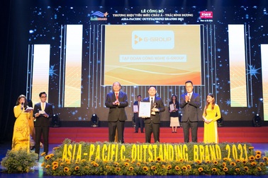G-Group nhận danh hiệu Top 10 Thương hiệu tiêu biểu châu Á - Thái Bình Dương 2021