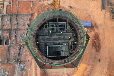 Hối hả thi công sân bay Long Thành khi dòng người đã về quê đón Tết