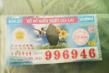 Thông tin mới vụ làm rách tờ vé số trúng giải đặc biệt 2 tỷ đồng