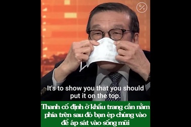 Học cách đeo khẩu trang đúng để chống dịch phổi lạ theo hướng dẫn của WHO