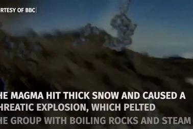 10 người bị thương khi núi lửa Etna bất ngờ phun trào dữ dội