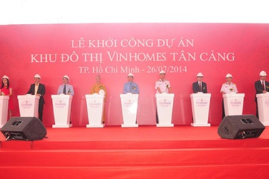Vingroup khởi công siêu dự án khu đô thị Vinhomes Tân Cảng