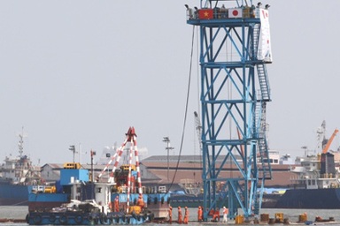 Đốt hầm dìm Thủ Thiêm số 2 đã về vị trí an toàn