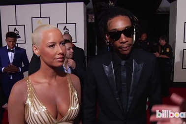 Amber Rose & Wiz Khalifa dự lễ trao giải Grammy 2014