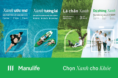 “Chọn xanh cho khỏe” với loạt sản phẩm bảo hiểm mới từ Manulife