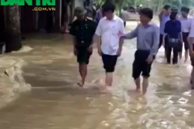 Chủ tịch tỉnh Thanh Hóa chỉ đạo công tác khắc phục hậu quả mưa lũ tại huyện Yên Định