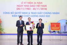 Trường ĐH đầu tiên đạt chuẩn kiểm định chất lượng giáo dục theo chuẩn mới của Bộ GD-ĐT