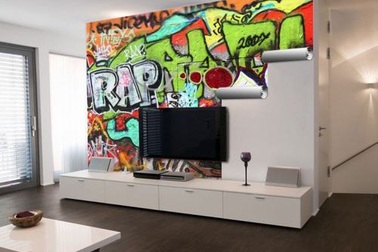 Nội thất phong cách Graffiti mang lại sự sống động cho ngôi nhà