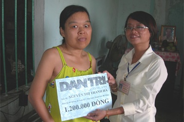 Niềm vui tiếp tục đến với chị Nguyễn Thị Thanh Hà