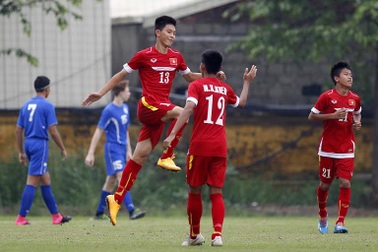 U16 Việt Nam ghi 18 bàn vào lưới U16 Guam