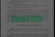 Trưởng Ban Tổ chức xài bằng “mượn” bị cảnh cáo Đảng